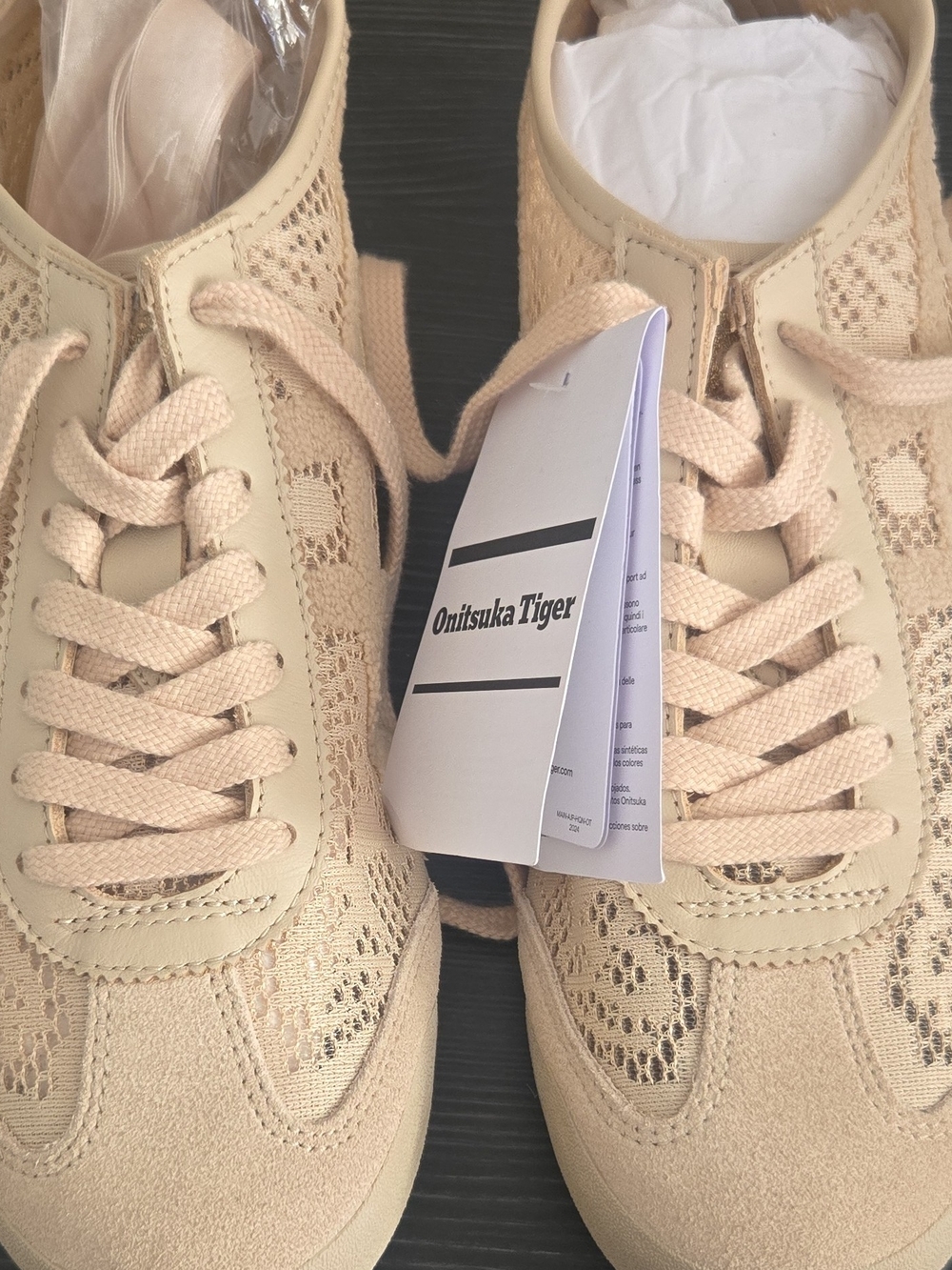Onitsuka Tiger by Asics Women’s Lace-Up Sneakers in Light Beige
